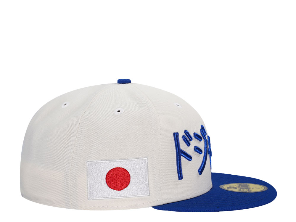 New Era Los Angeles Dodgers Kanji Japan Chrome Two Tone Edition 59Fifty Fitted Cap