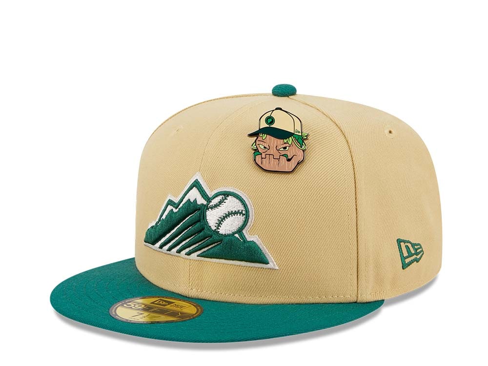 New Era Colorado Rockies The Elements Vegas Gold Two Tone Edition 59Fifty Fitted Cap