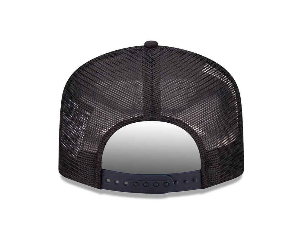 New Era Washington Postcard Navy A Frame Trucker Snapback Cap
