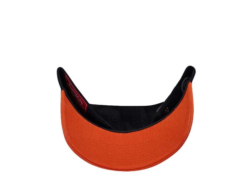 American Needle Anaheim Ducks Blue Line Black Snapback Cap