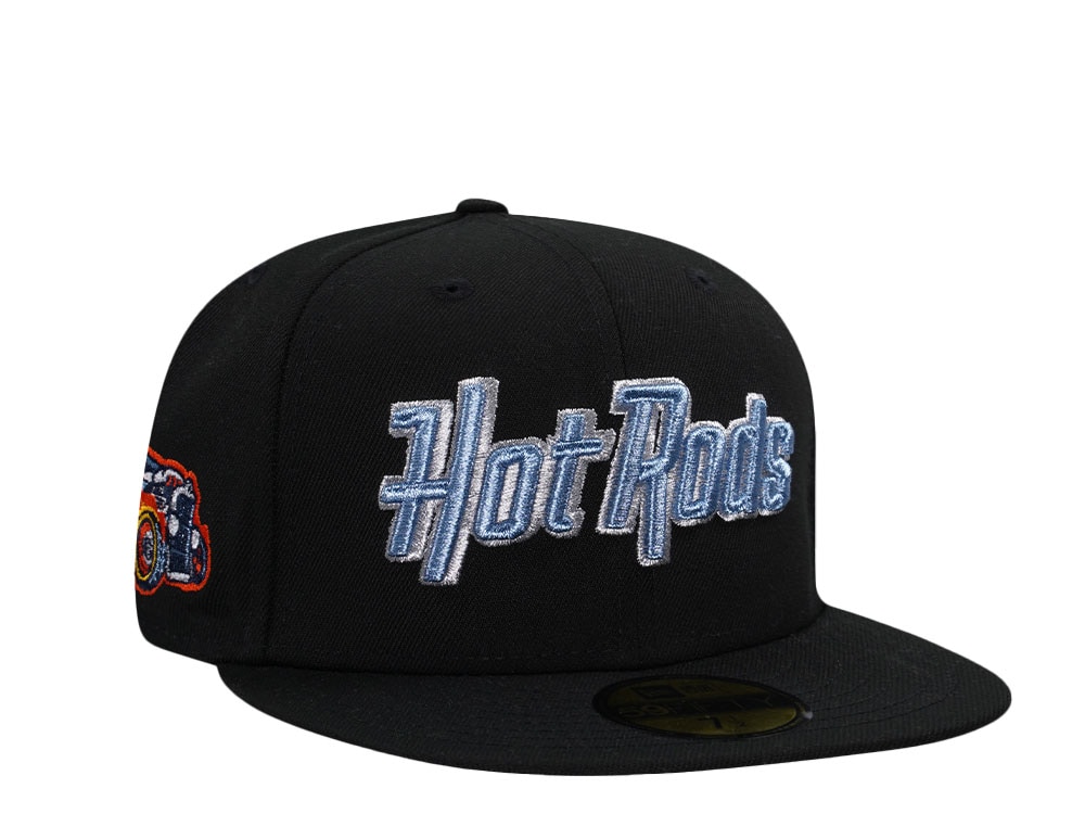 New Era Bowling Green Hot Rods Black Metallic Prime Edition 59Fifty Fitted Cap