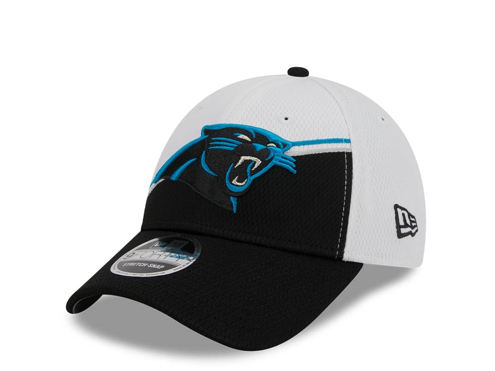 New Era Carolina Panthers NFL Sideline 2023 Black White  9Forty Snapback Cap