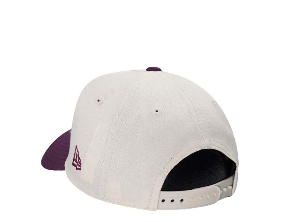 New Era Anaheim Ducks Circle Logo Chrome Two Tone Edition 9Forty A Frame Snapback Cap