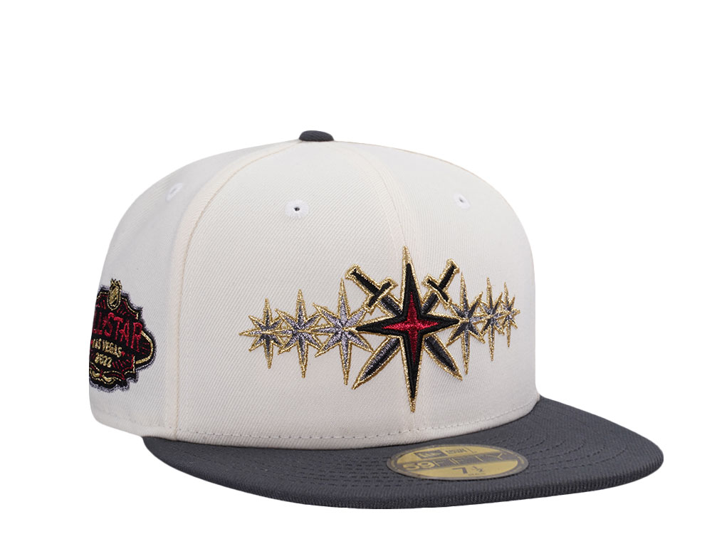 New Era Vegas Golden Knights All Star Game 2022 Chrome Metallic Two Tone Edition 59Fifty Fitted Cap