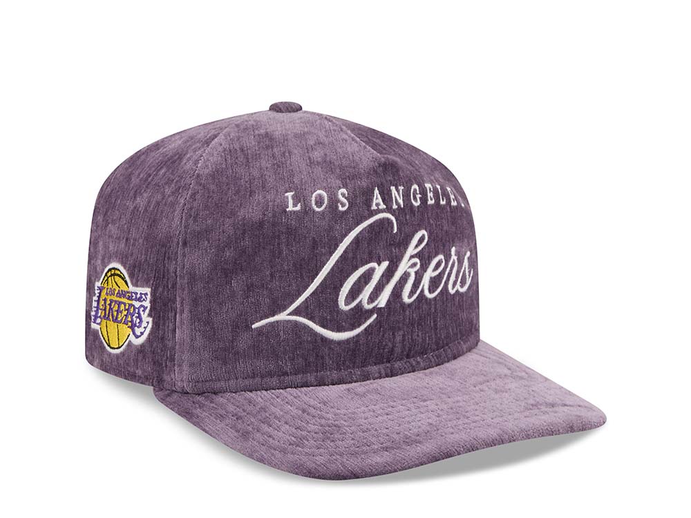 New Era Los Angeles Lakers Team Script 19Twenty Snapback Cap