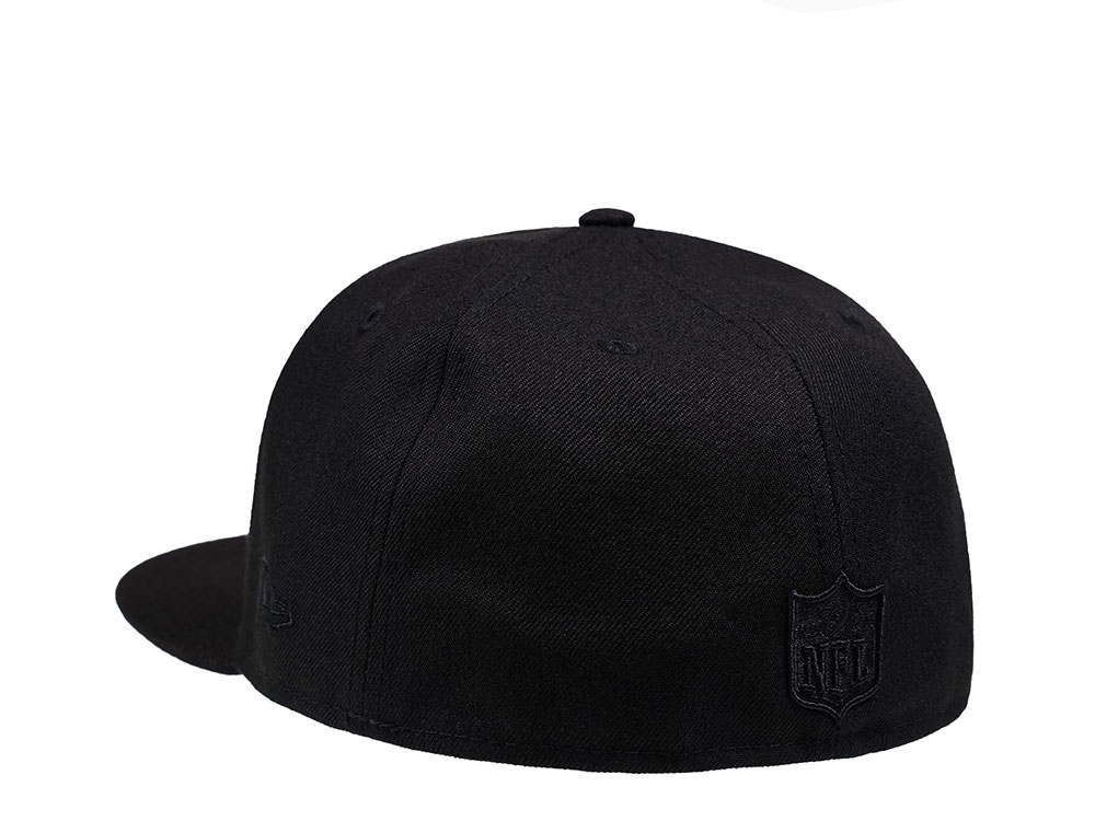 New Era Seattle Seahawks Black on Black Edition 59Fifty Fitted Cap