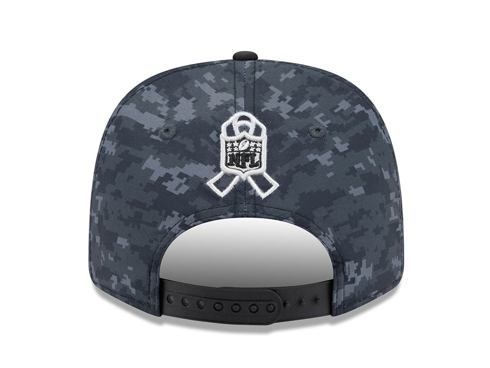 New Era Las Vegas Raiders NFL Salute to Service 2026 Digi Camo Black 9Seventy Stretch Snapback Cap