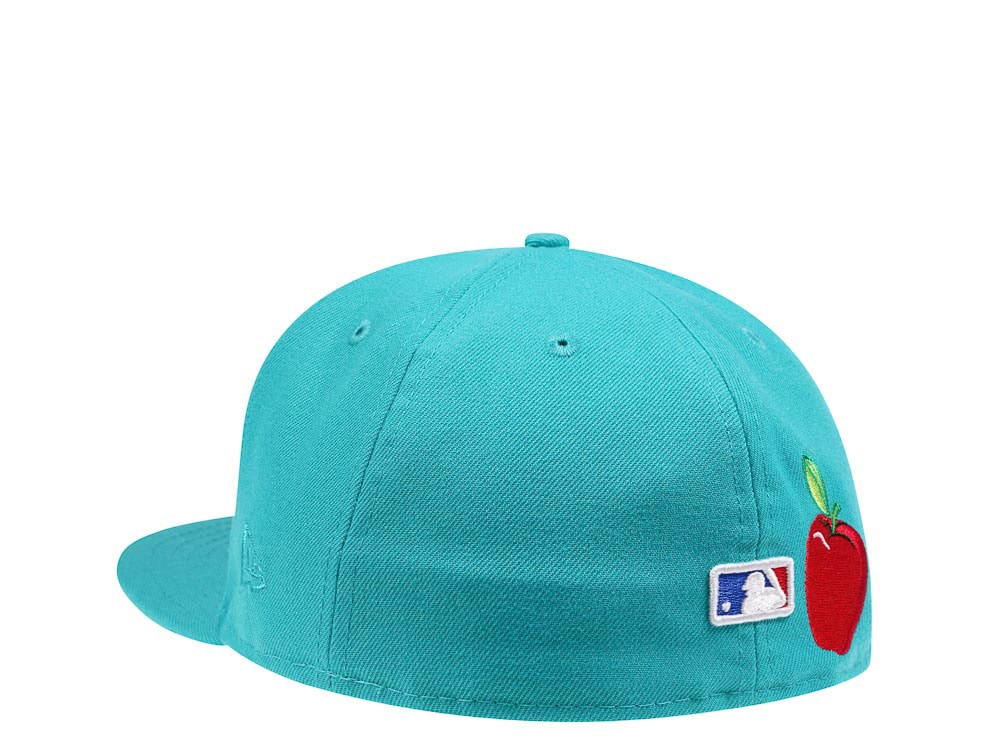 New Era New York Yankees NYC Icons Teal and Pink Edition 59Fifty Fitted Cap