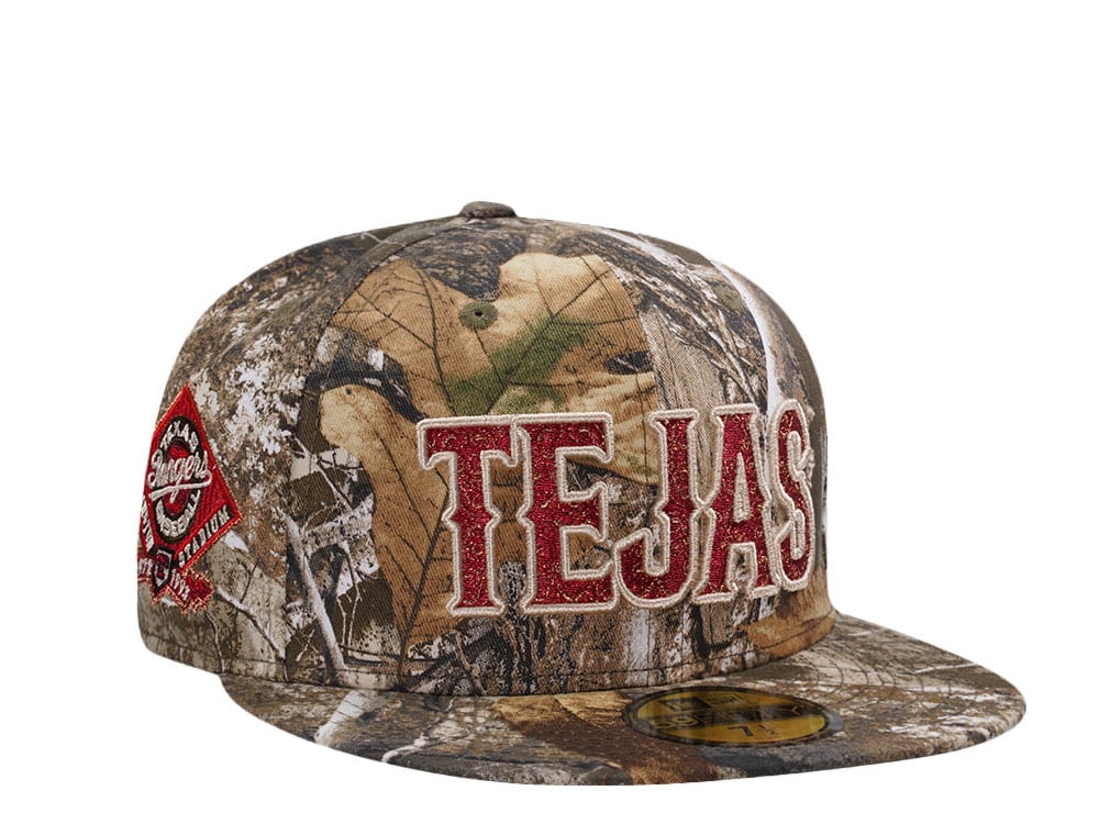 New Era Texas Rangers Arlington Stadium Realtree Prime Edition 59Fifty Fitted Cap