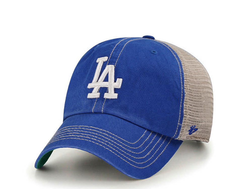 47Brand Los Angeles Dodgers Royal Trucker Clean Up Snapback Cap