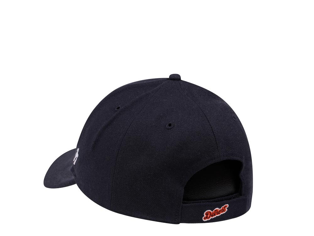 47Brand Detroit Tigers Throwback Navy Strapback Cap