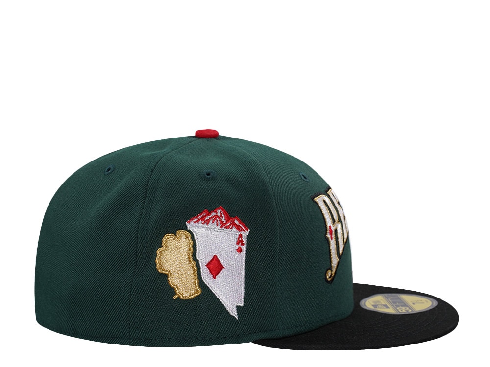 New Era Reno Aces Dark Green Two Tone Edition 59Fifty Fitted Cap