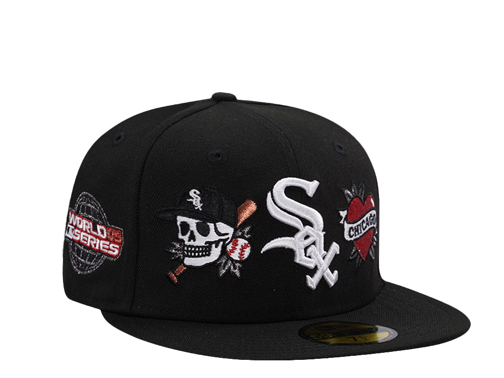 New Era Chicago White Sox World Series 2005 Tattoo Black Prime Edition 59Fifty Fitted Cap