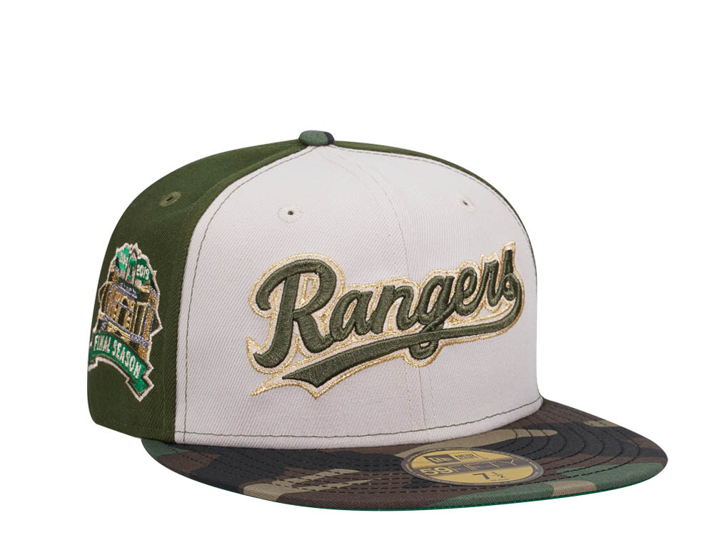 New Era Texas Rangers Final Season Outdoor Camo Edition 59Fifty Fitted Cap