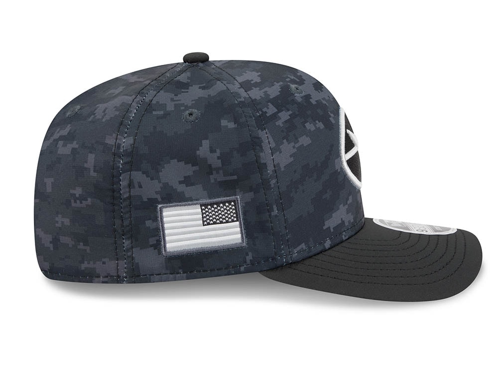New Era New York Jets NFL Salute to Service 2026 Digi Camo Black 9Seventy Stretch Snapback Cap
