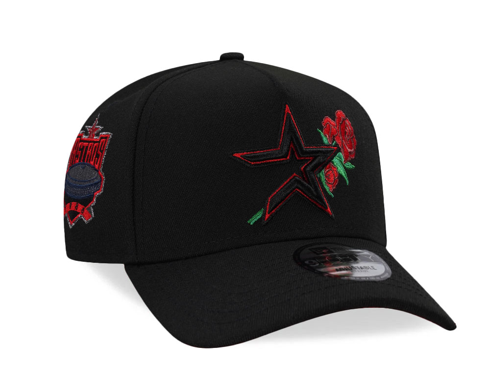 New Era Houston Astros Stadium Patch Red Rose Edition 9Forty A Frame Snapback Cap