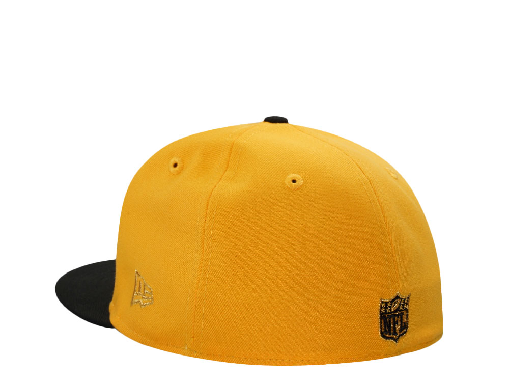 New Era Pittsburgh Steelers 40th Anniversary Gold Two Tone Edition 59Fifty Fitted Cap