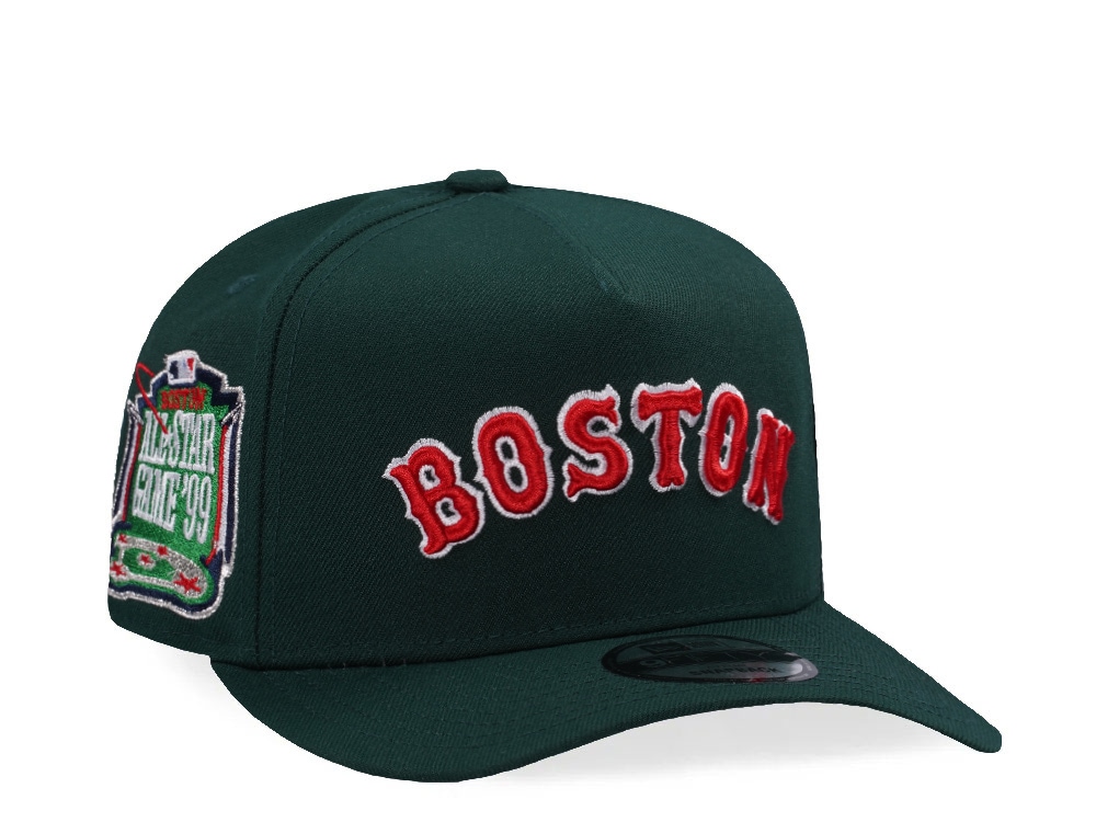 New Era Boston Red Sox All Star Game 1990 Dark Green Prime Edition 9Fifty A Frame Snapback Cap