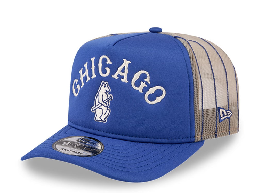 New Era Chicago Cubs Arched 9Fifty A Frame Trucker Snapback Cap