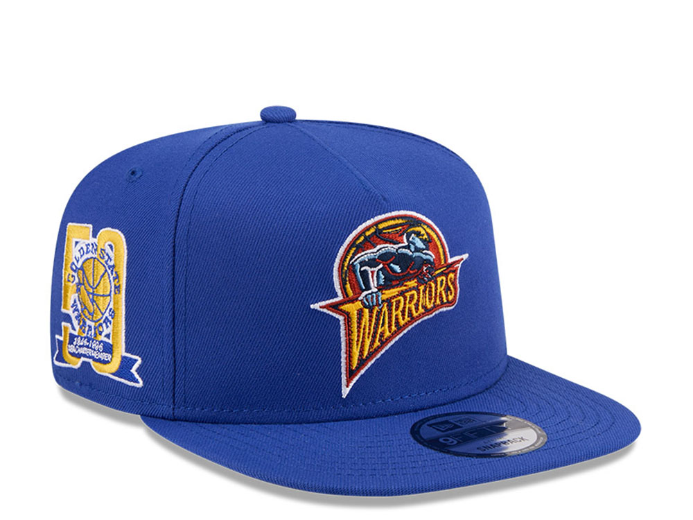 New Era Golden State Warriors 50th Anniversary HWC Edition 9Fifty A Frame Snapback Cap