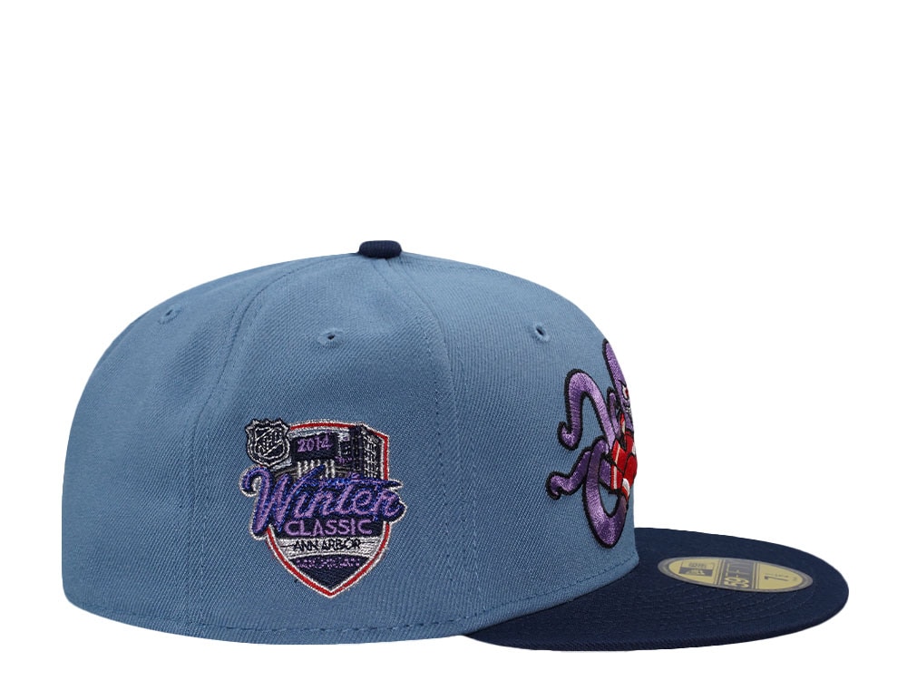New Era Detroit Red Wings Winter Classic 2014 Al Blue Two Tone Edition 59Fifty Fitted Cap