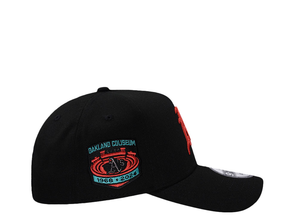 New Era Oakland Athletics Coliseum Lava Black Prime Edition 9Forty A Frame Snapback Cap