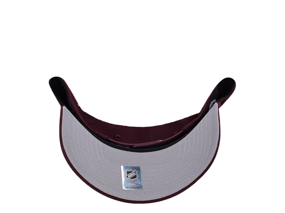 New Era Anaheim Ducks 30th Anniversary Maroon Prime Edition 9Forty A Frame Snapback Cap