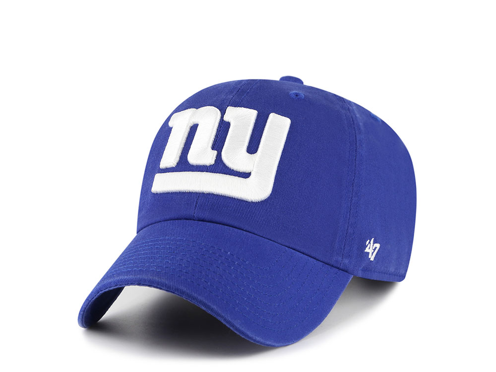 47Brand New York Giants Royal Blue Classic Edition Clean Up Strapback Cap