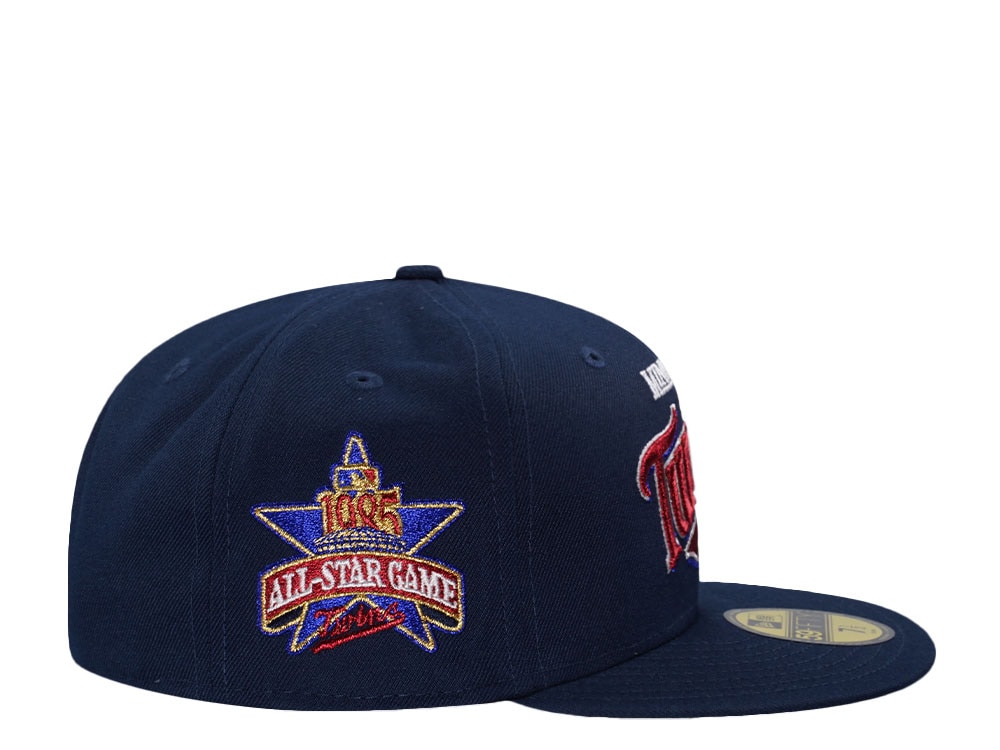 New Era Minnesota Twins All Star Game 1985 Navy Throwback Edition 59Fifty Fitted Cap