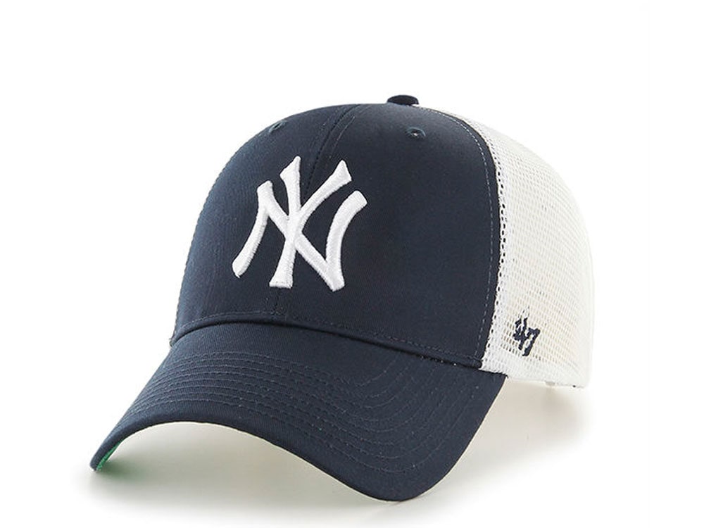 47Brand New York Yankees Black Classic Trucker Snapback Cap