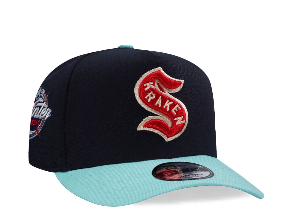 New Era Seattle Kraken Winter Classic 2024 Two Tone Edition 9Fifty A Frame Snapback Cap