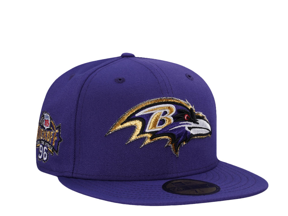 New Era Baltimore Ravens Kickoff 1996 Purple Prime Edition 59Fifty Fitted Cap