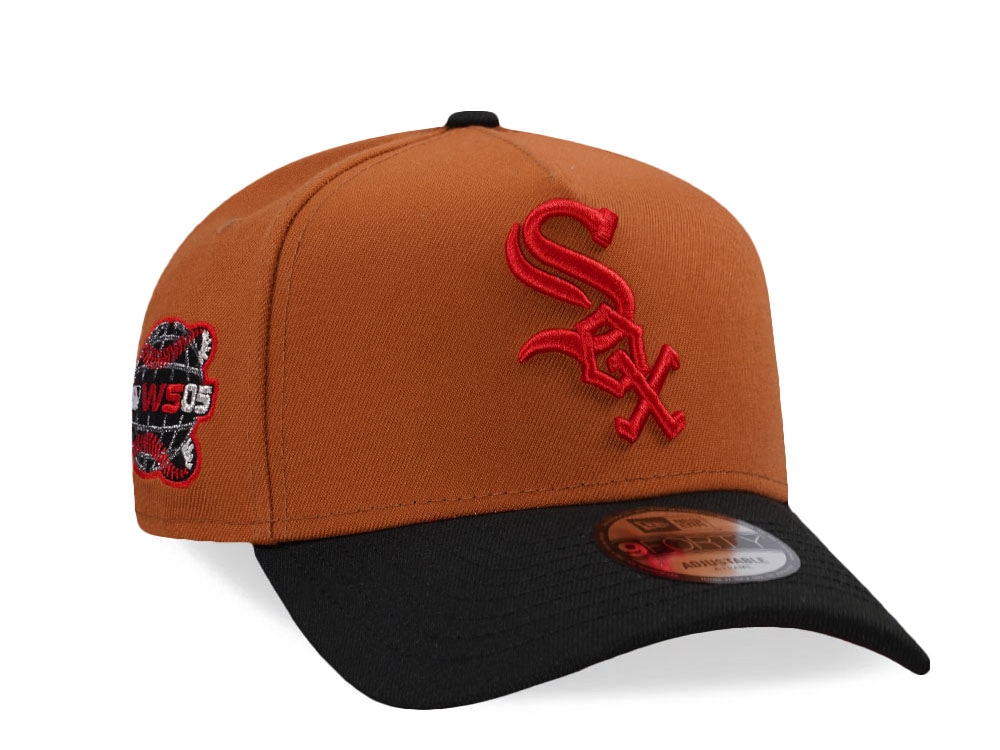 New Era Chicago White Sox World Series 2005 Earth Brown Two Tone Edition 9Forty A Frame Snapback Cap