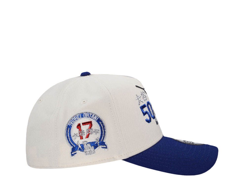 New Era Los Angeles Dodgers Ohtani 50 50 Season Chrome Two Tone Edition 9Forty A Frame Snapback Cap