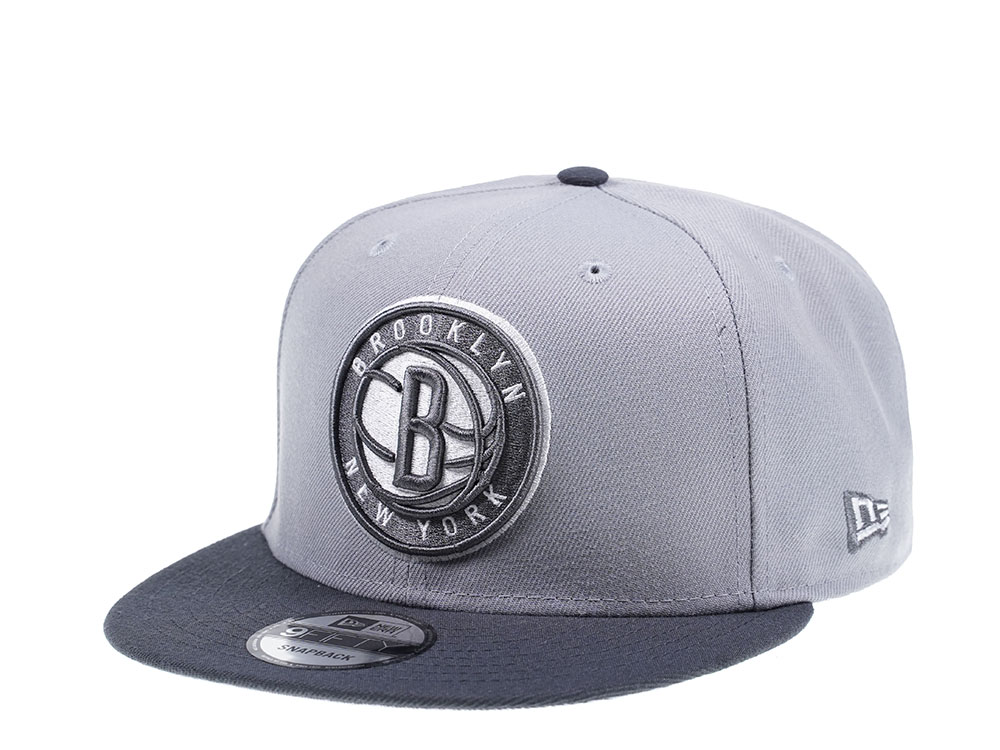 New Era Brooklyn Nets Graphite Heather Edition 9Fifty Snapback Cap