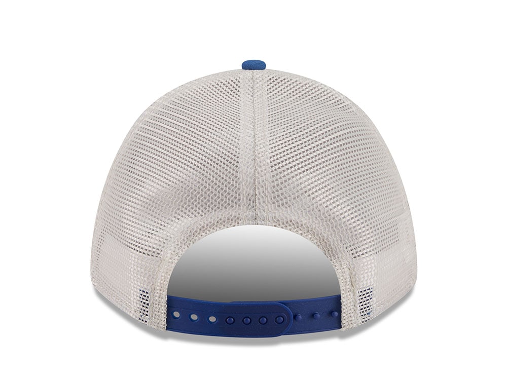 New Era Los Angeles Dodgers Frayed Patch Stone Two Tone Edition 9Forty M Crown A Frame Trucker Snapback Cap