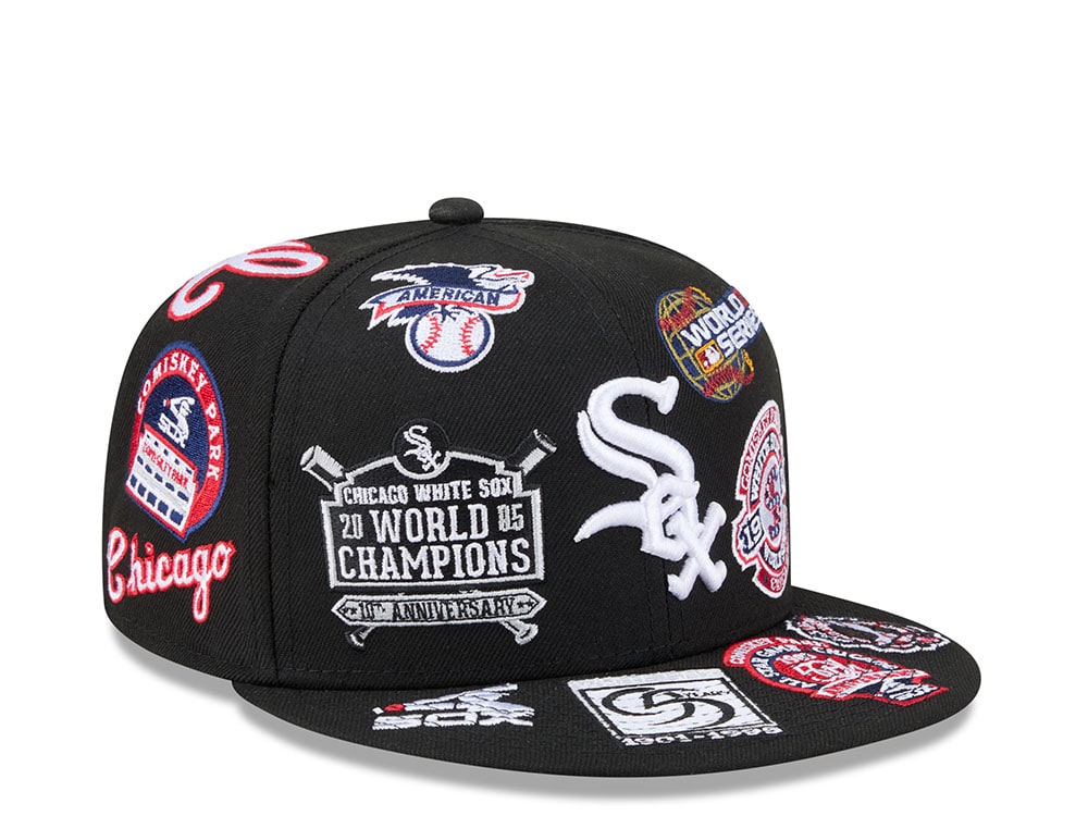 New Era Chicaco White Sox All Over Black Edition 59Fifty Fitted Cap