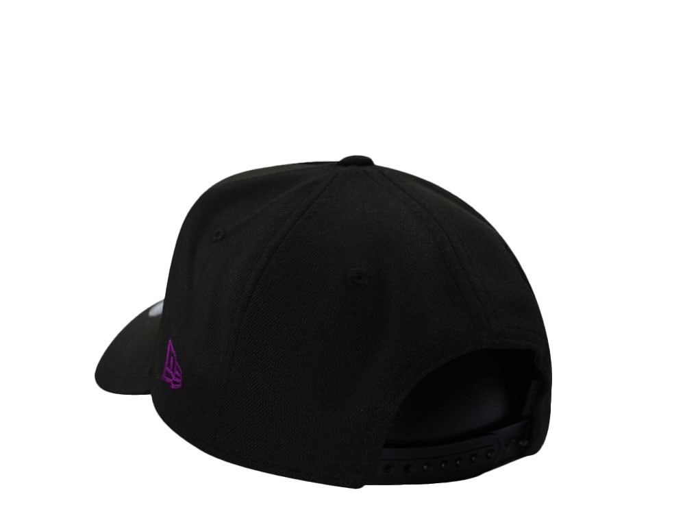 New Era Cleveland Guardians Progressive Field Magenta Black Prime Edition 9Forty A Frame Snapback Cap
