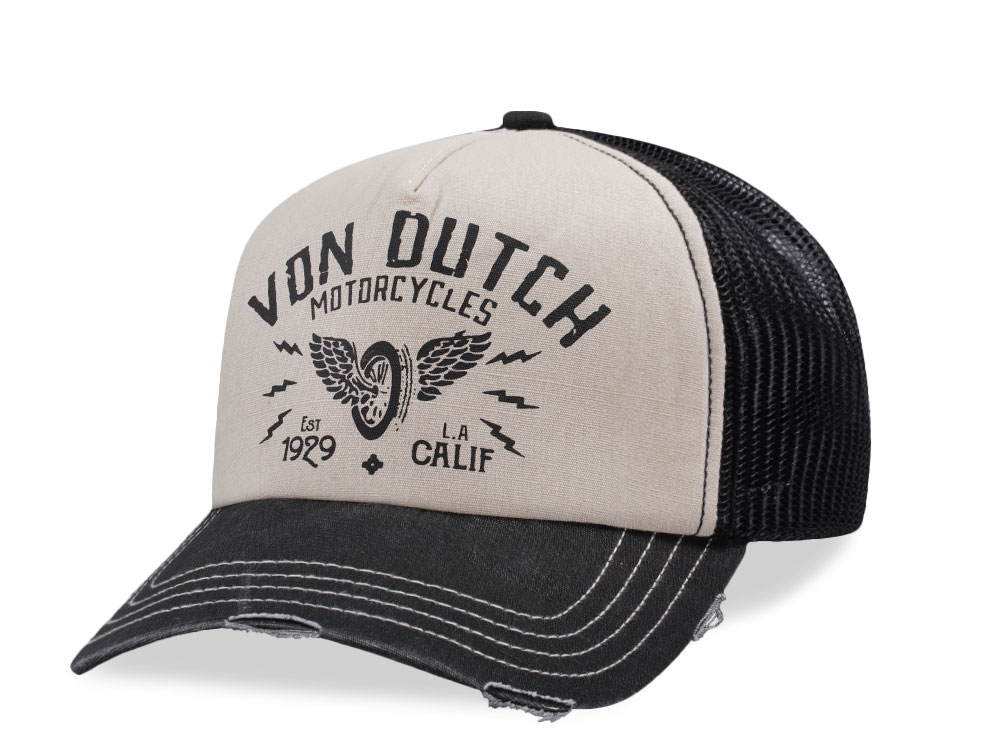 Von Dutch Motorcycles  Two tone Edition Trucker Snapback Cap