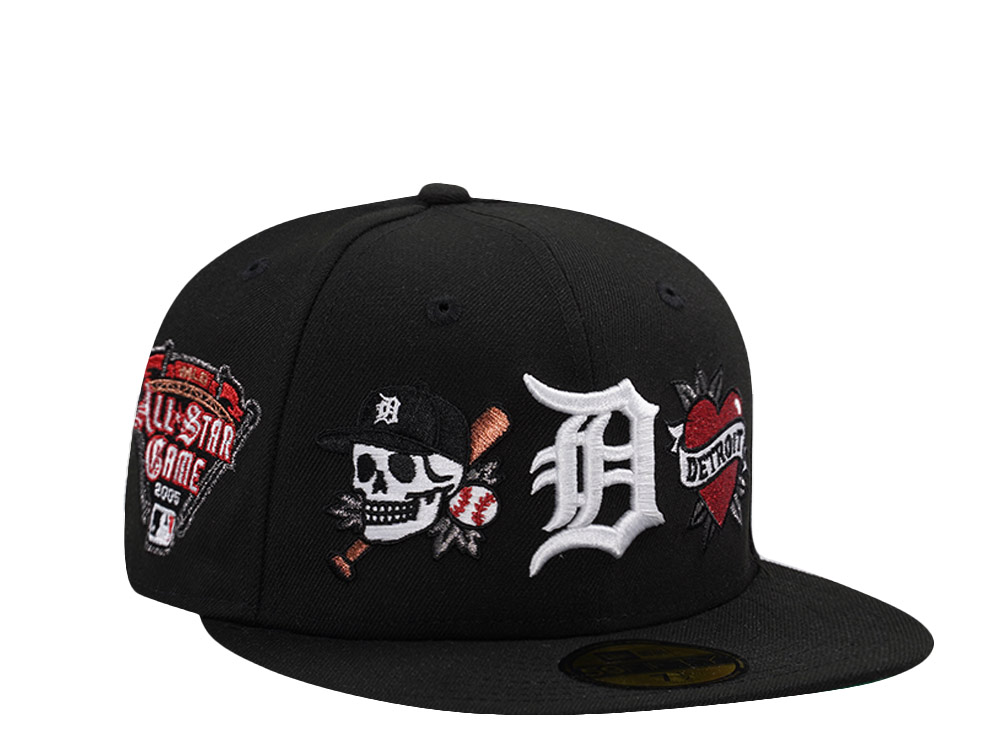 New Era Detroit Tigers All Star Game 2005 Tattoo Black Prime Edition 59Fifty Fitted Cap