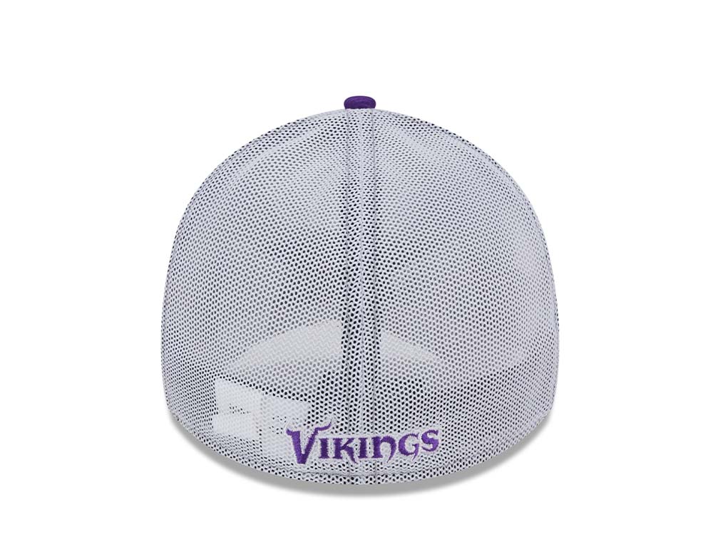 New Era Minnesota Vikings Heather Trucker Two Tone Edition 39Thirty Stretch Cap