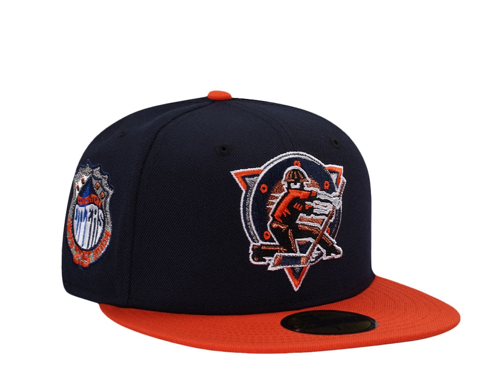 New Era Edmonton Oilers 25h Anniversary Two Tone Prime Edition 59Fifty Fitted Cap