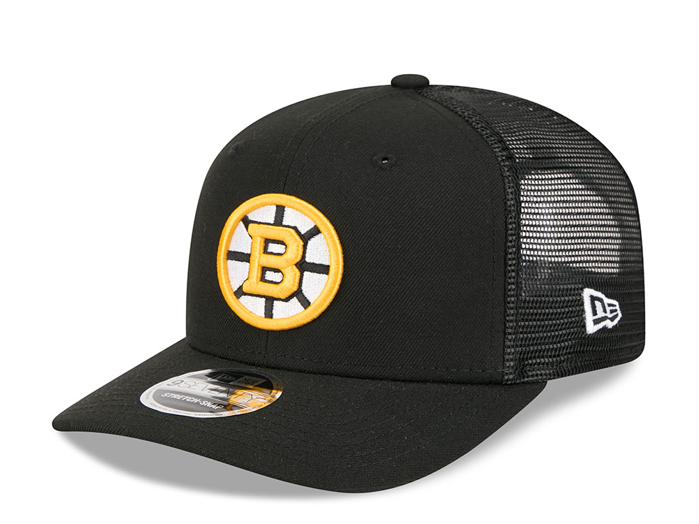 New Era Boston Bruins Black Edition 9Seventy Trucker Snapback Cap