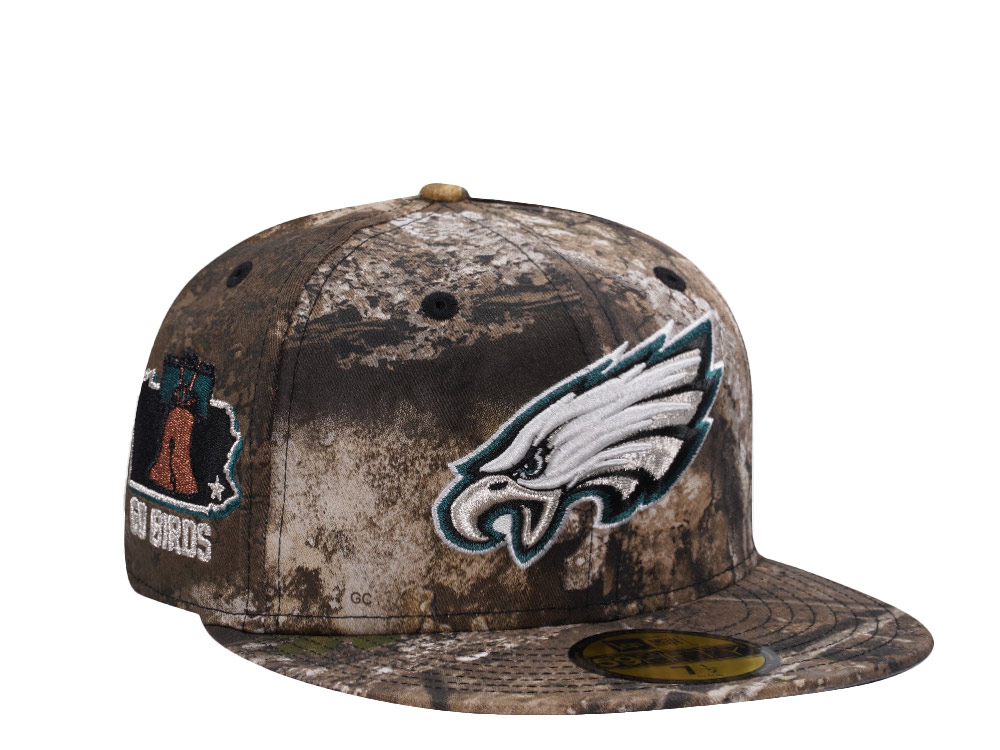 New Era Philadelphia Eagles 60th Anniversary Realtree APX Prime Edition 59Fifty Fitted Cap
