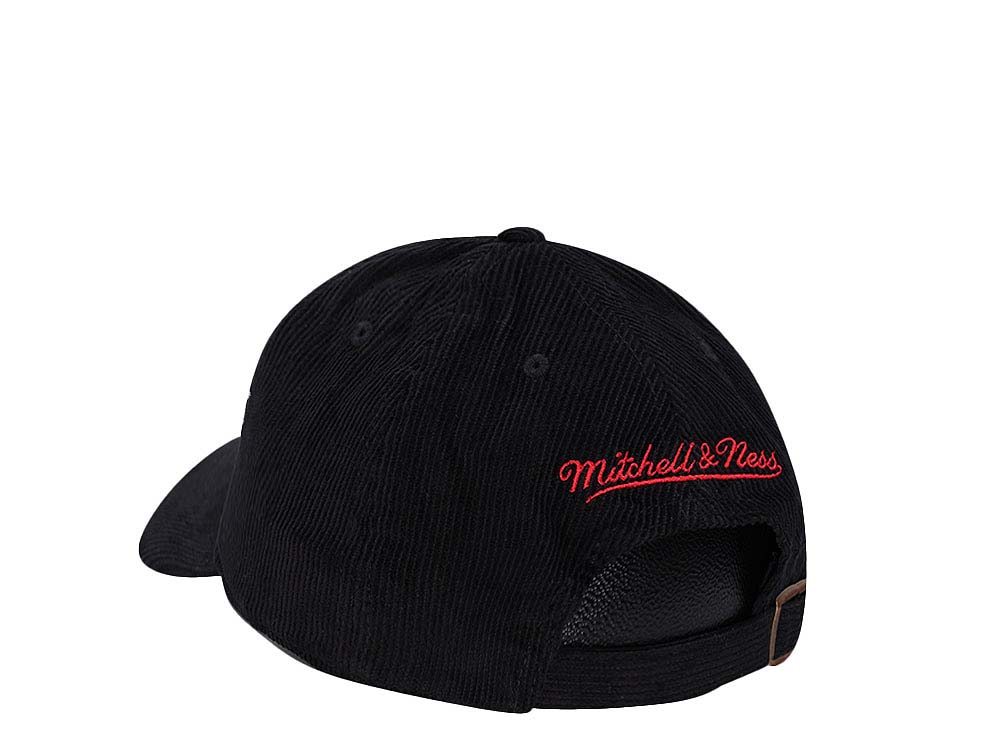 Mitchell & Ness Houston Rockets Cord Dad Hardwood Classic Strapback Cap