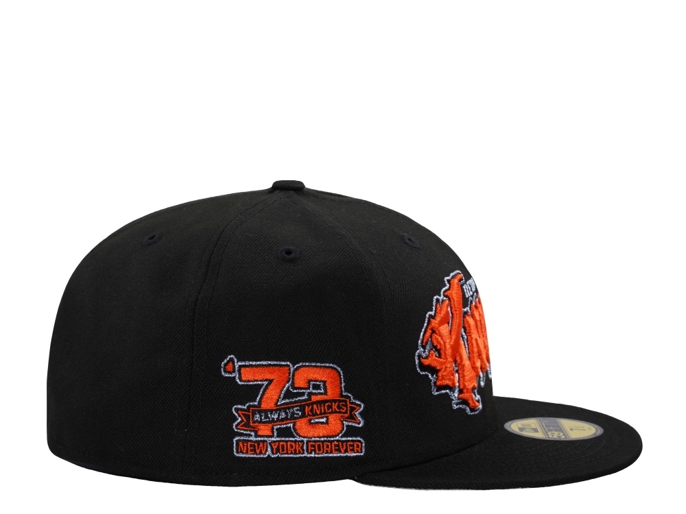 New Era New York Knicks 1973 Black Prime Edition 59Fifty Fitted Cap