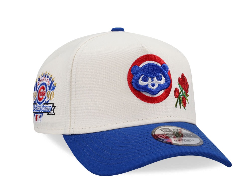 New Era Chicago Cubs All Star Game 1990 Chrome Two Tone Edition 9Forty A Frame Snapback Cap