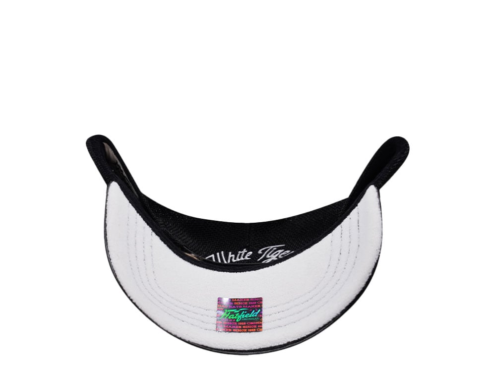 Hatfield White Tiger Black White Trucker Snapback Cap