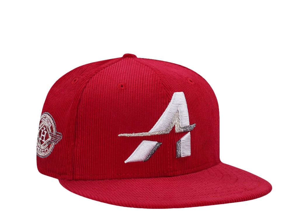 New Era Houston Astros Spacecity Red Corduroy Prime Edition 59Fifty Fitted Cap