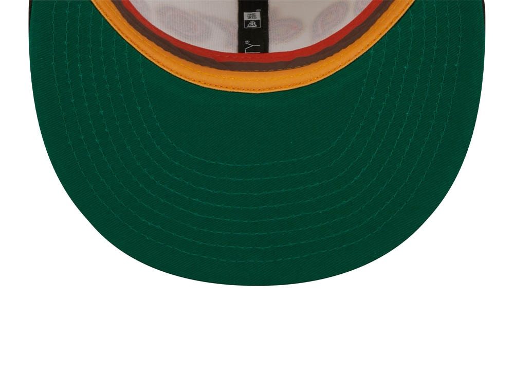 New Era San Diego Padres White Retro Script 50th Anniversary Throwback Edition 59Fifty Fitted Cap